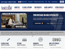 Tablet Screenshot of getsoldonhold.com